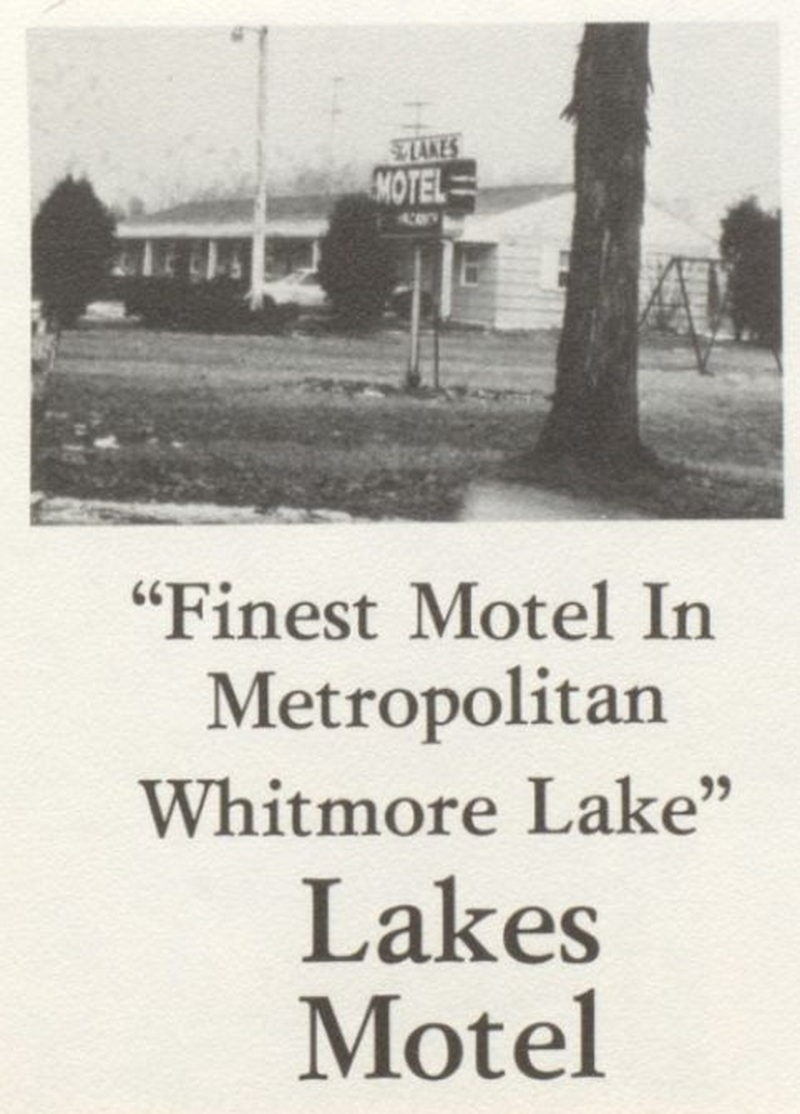 Lakes Motel - Old Yearbook Ad